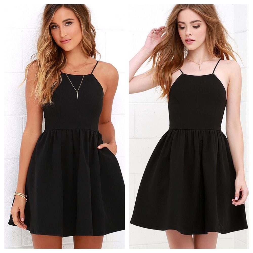 Lulu's Backless Skater Dress FINAL PRICE