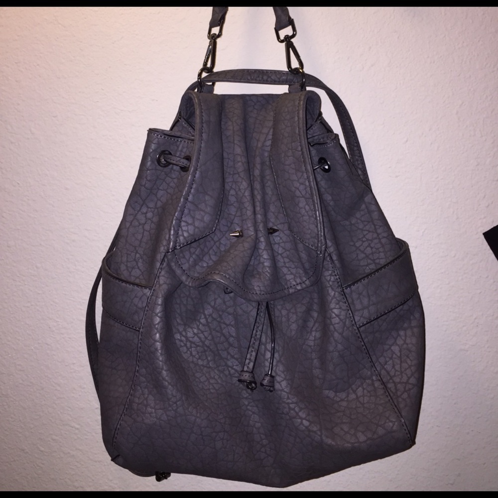 Vegan Leather Backpack Purse