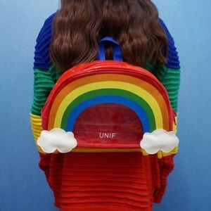 unif rainbow backpack