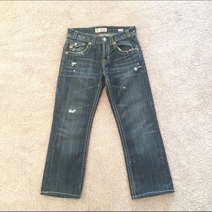 MEK Denim men's boot cut jeans