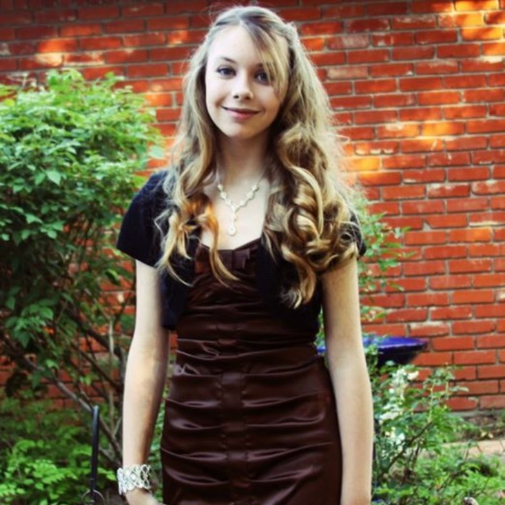 Brown Cocktail Dress