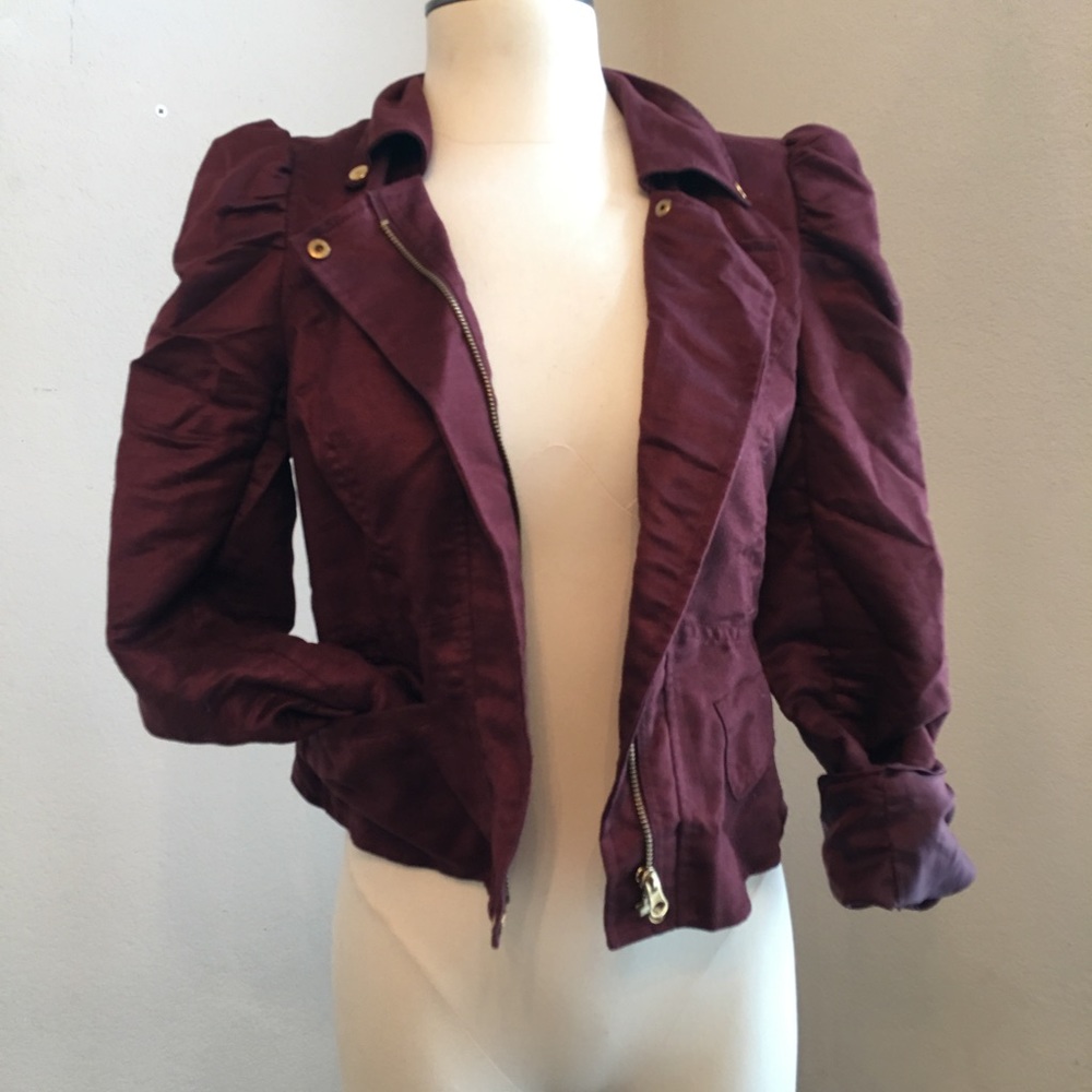 Maroon jacket