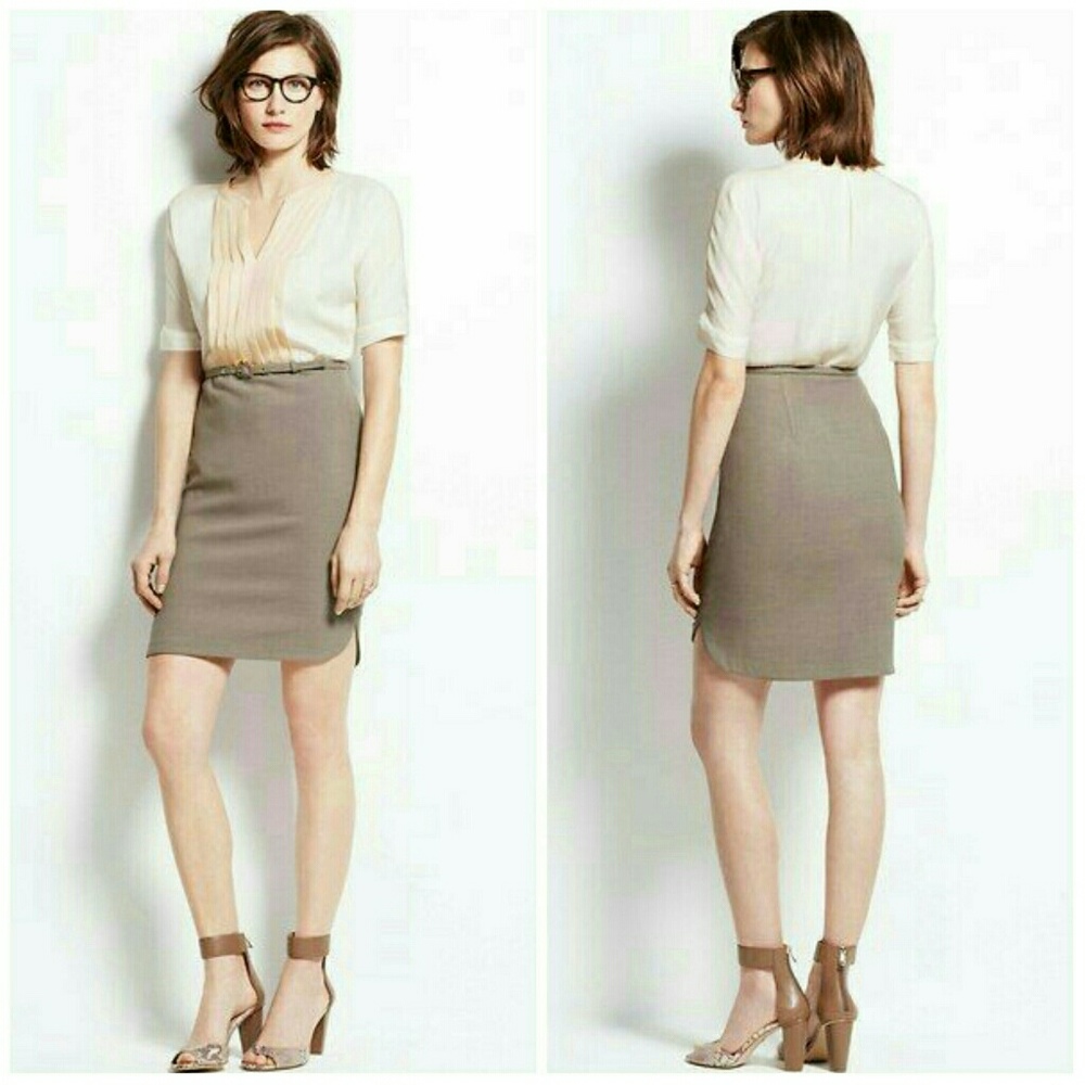 Pleated Blouse Dress