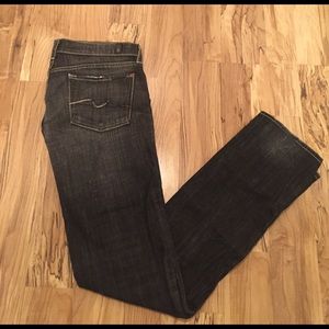 7 for All Mankind Straight Leg Jeans