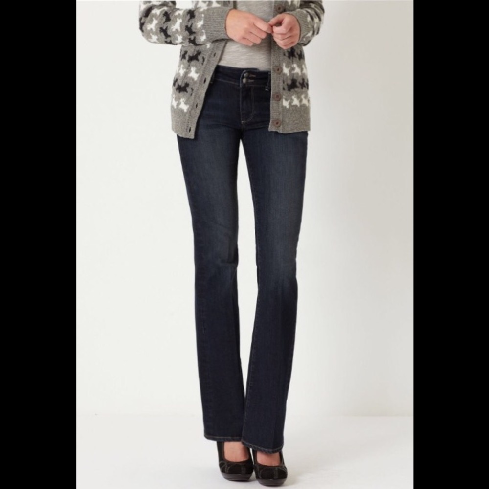 Paige Dark Wash Hidden Hills Bootcut Jeans
