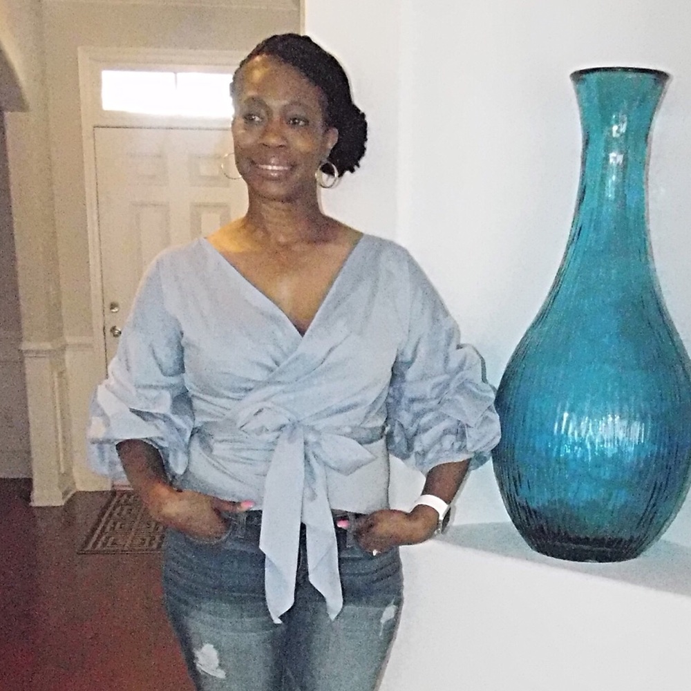 ***Sale***Wrap Blouse