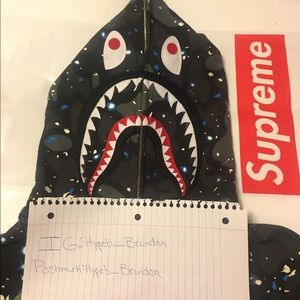 Bape Space Camo Size XL Supreme A bathing ape