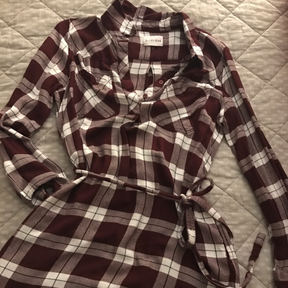 Olive and Oak Flannel Dress