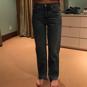 Reformation: high rise cigarette jean