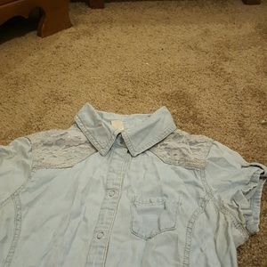Button up tee