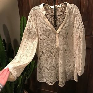 Lucky brand lace top