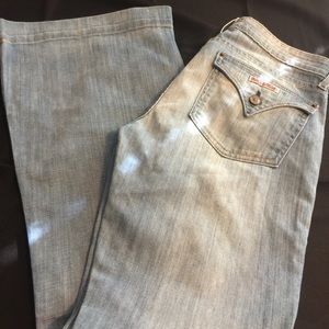 Hudson wide leg jeans