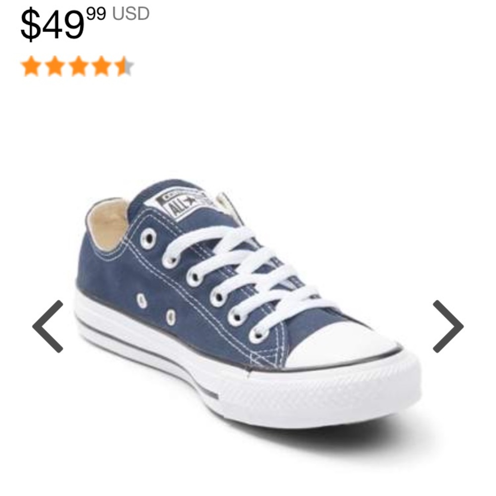 Navy converse all stars