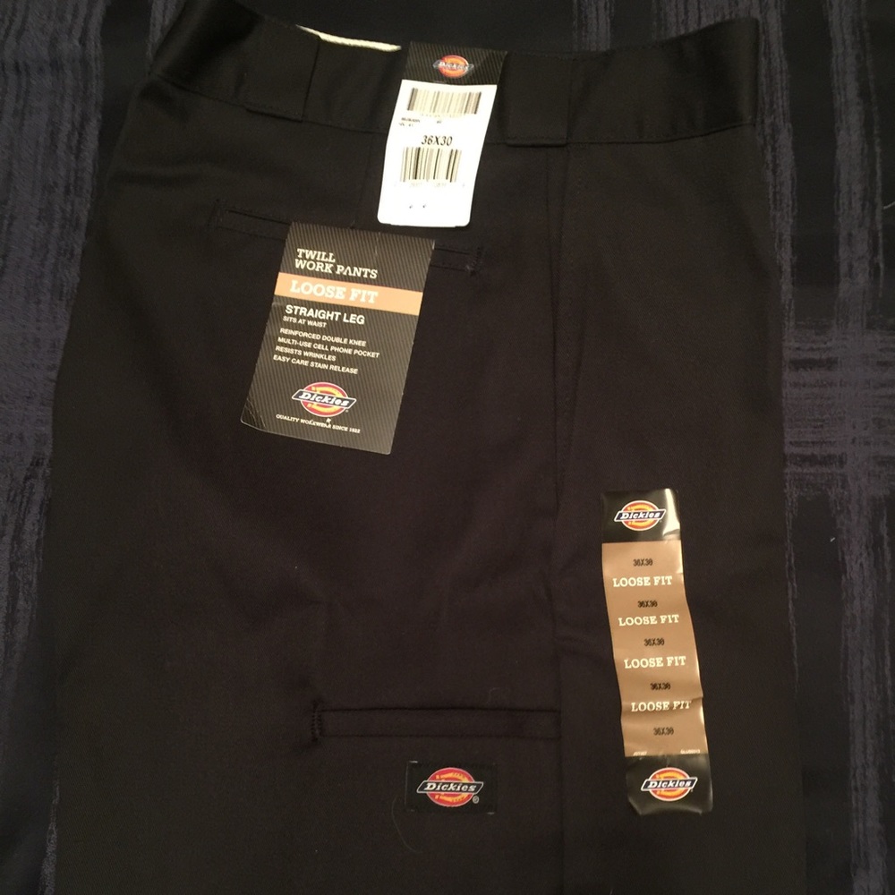 Dickies Twill Work Pants - Men's Loose Fit 36 x 30