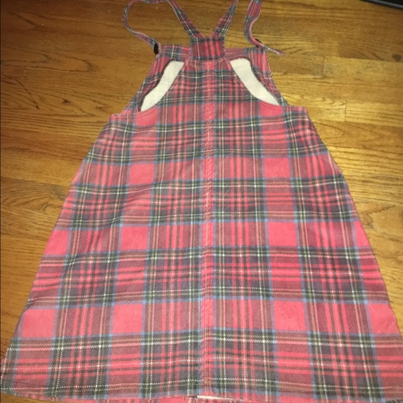 Mink Pink Plaid Overall Dress - Picture 2 of 3