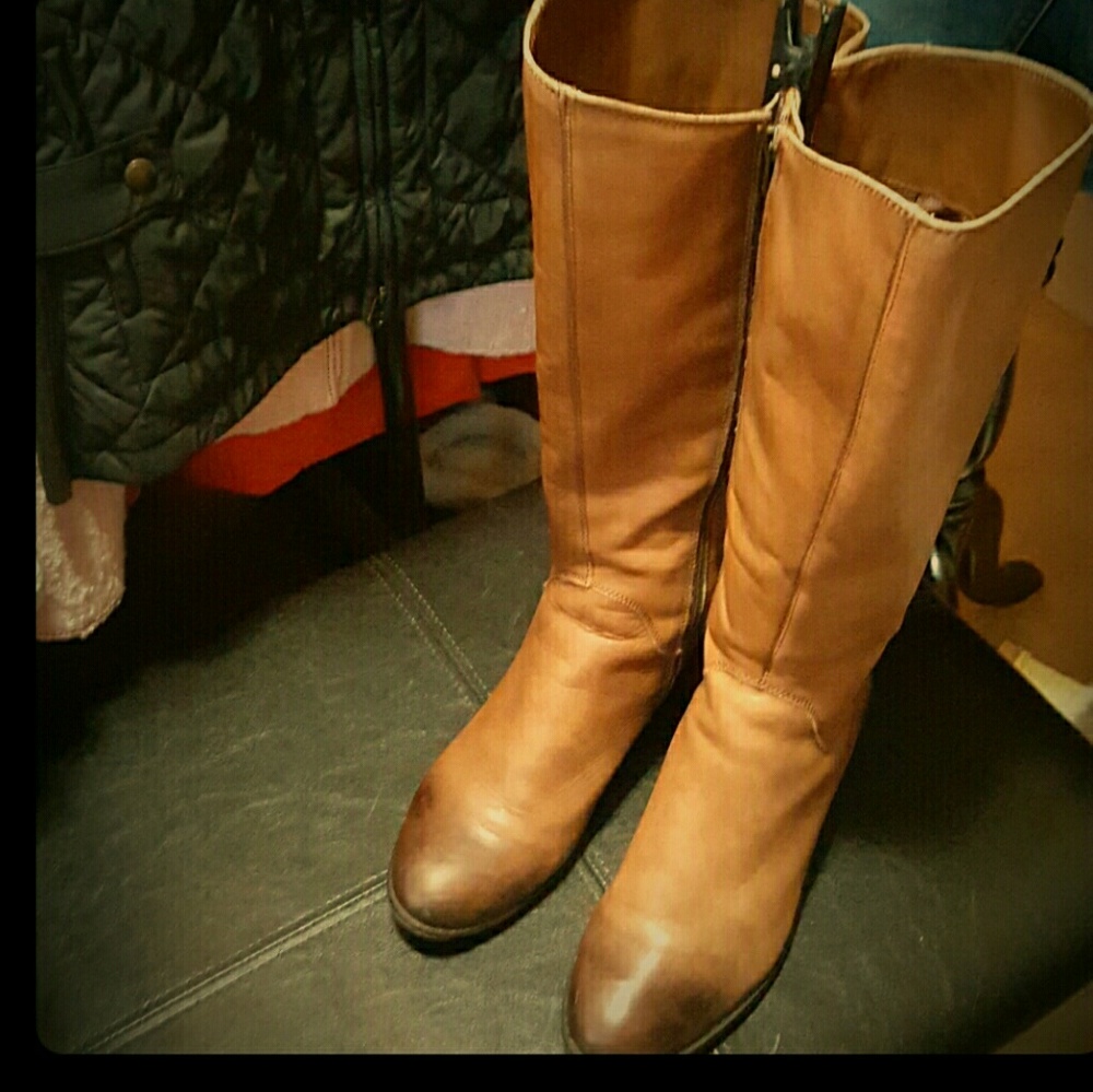 Lucky Brand  Studded Riding Boots