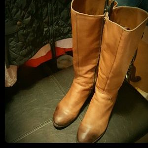 Lucky Brand  Studded Riding Boots