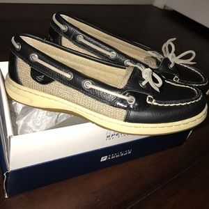Sperry angelfish black size 7