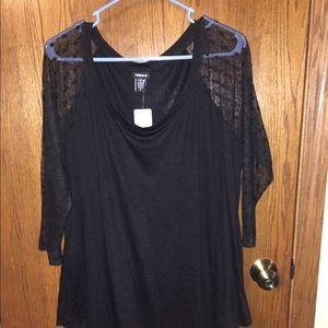 Torrid black blouse
