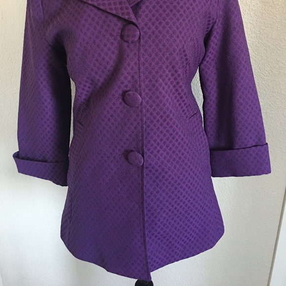 Deep purple jacket - Picture 2 of 4