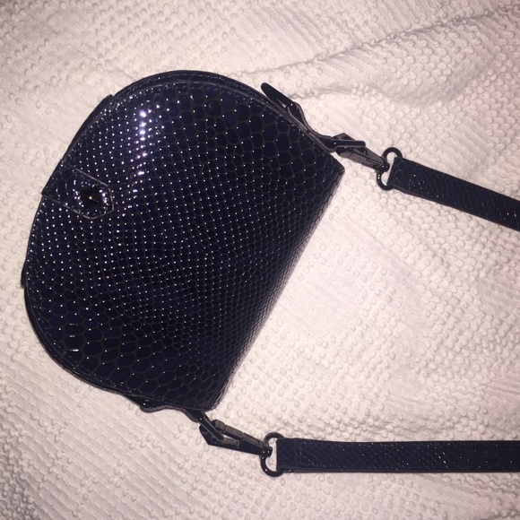 Rebecca Minkoff mini Mac cross body, navy - Picture 1 of 3
