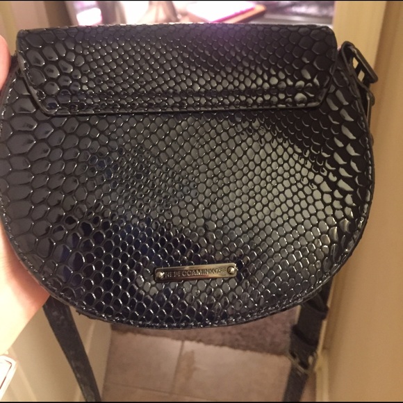 Rebecca Minkoff mini Mac cross body, navy - Picture 2 of 3