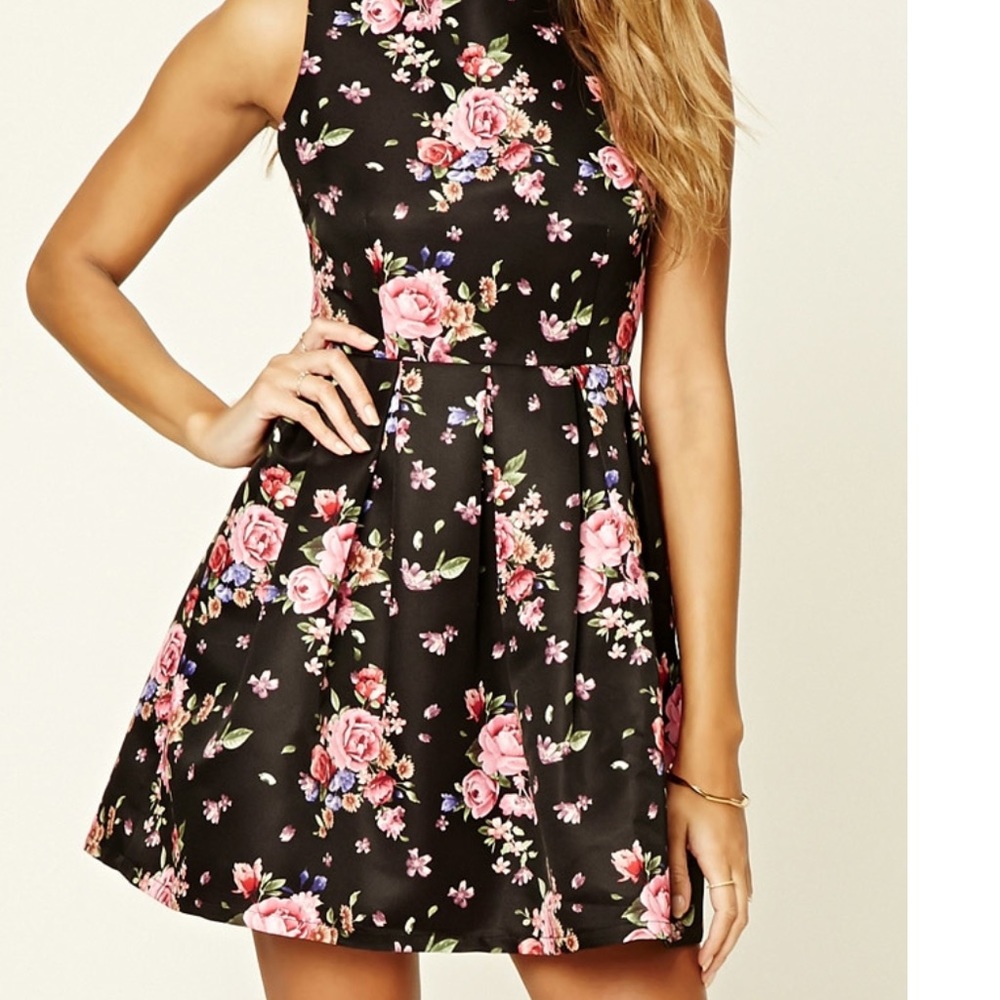 🌺TODAY ONLY🌺 Floral Print A-Line Dress - Picture 2 of 4