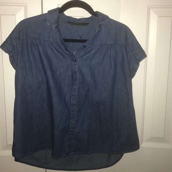 Denim Zara top - Picture 1 of 2