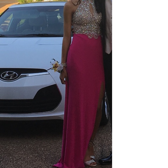 Prom Dress with slit - Picture 6 of 7