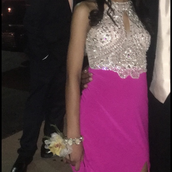 Prom Dress with slit - Picture 3 of 7