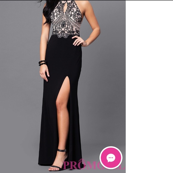 Prom Dress with slit - Picture 2 of 7
