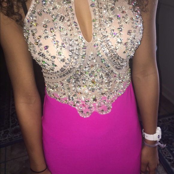 Prom Dress with slit - Picture 4 of 7