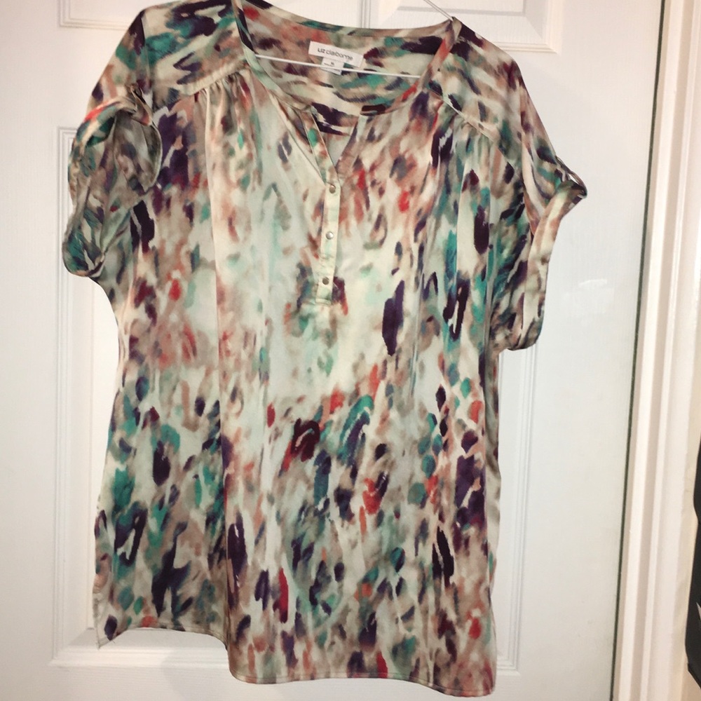 Liz Claiborne short sleeve blouse