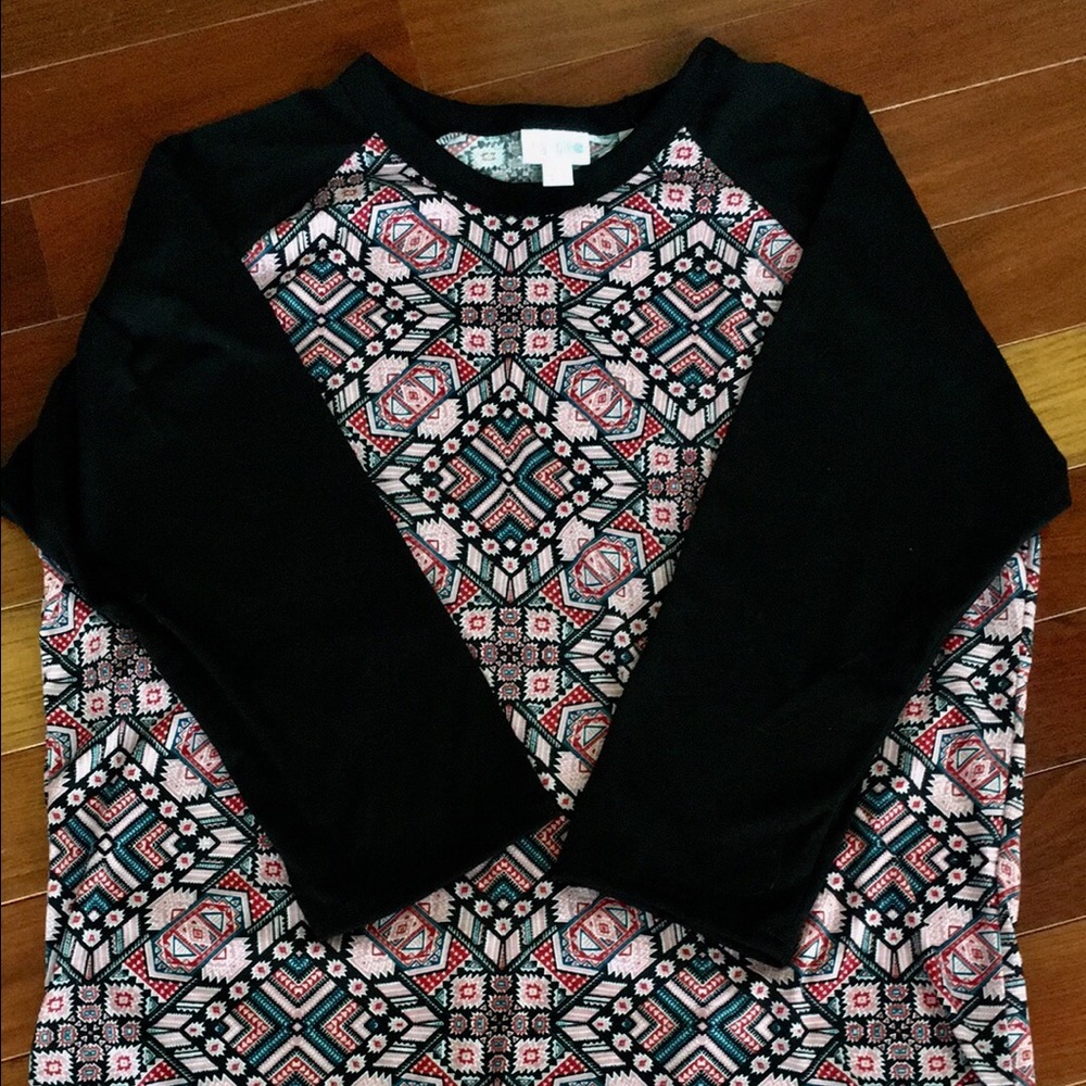 LuLaRoe Randy women's baseball style shirt sz XL