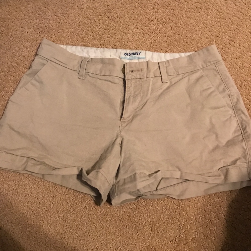 Tan old navy shorts