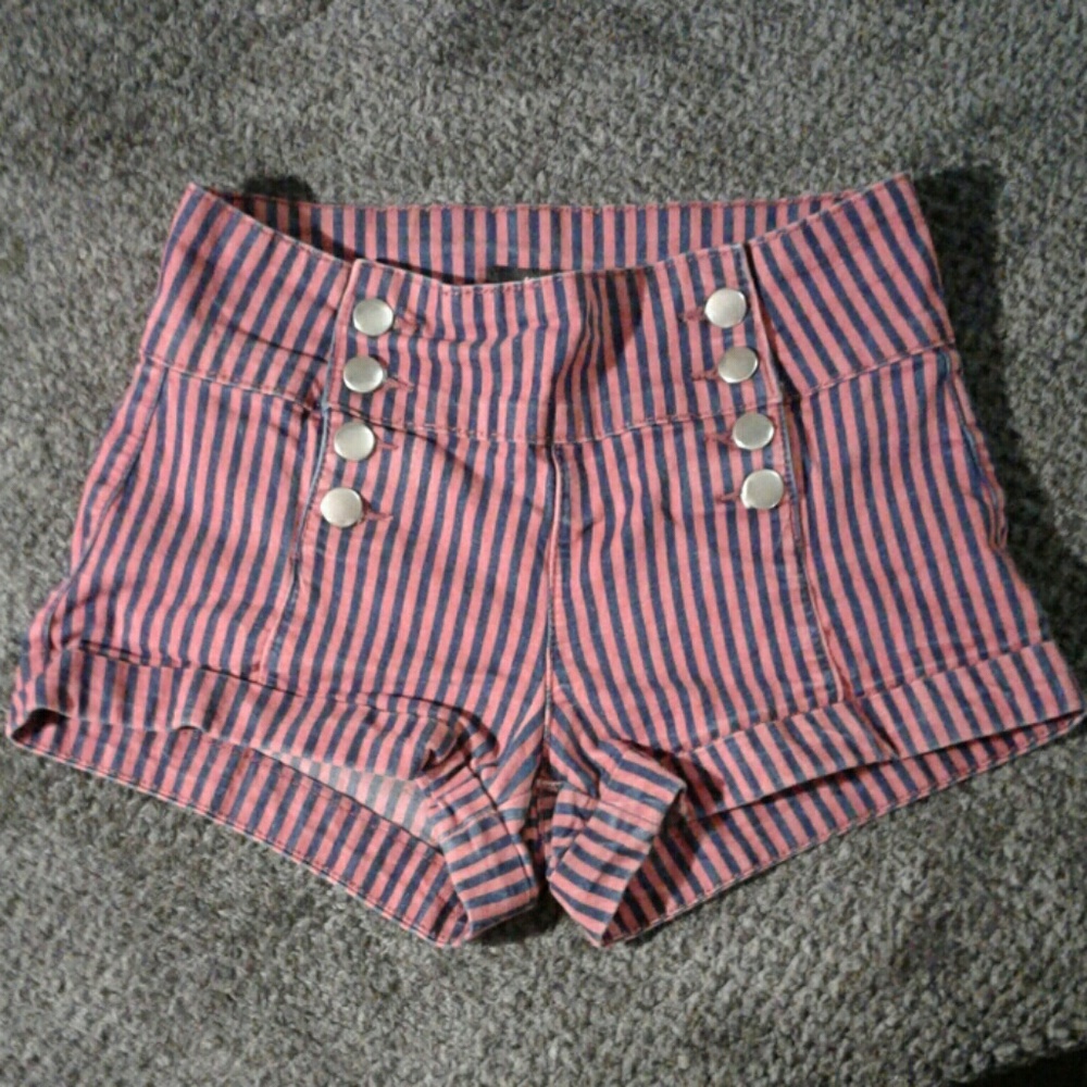 High waisted shorts