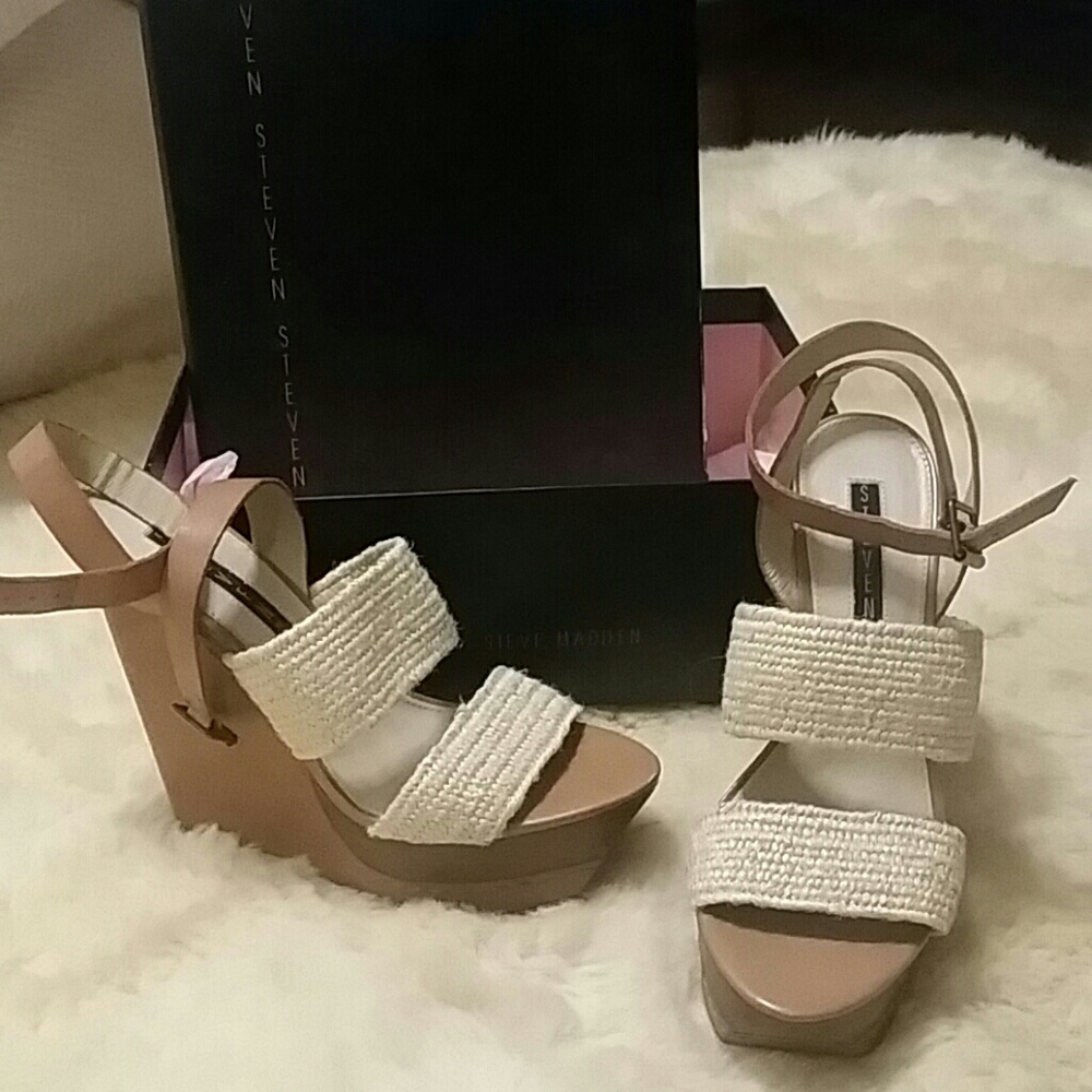 Steven By Steve Madden Platform Wedges - Like New - image 1