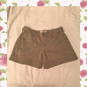 London Jean Khaki Chino Shorts Size 4