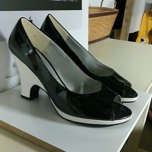 Newport news open toed shoes