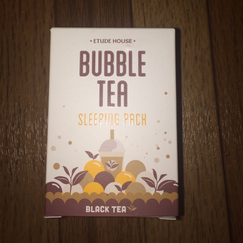 Black Tea Bubble Tea Sleeping Pack