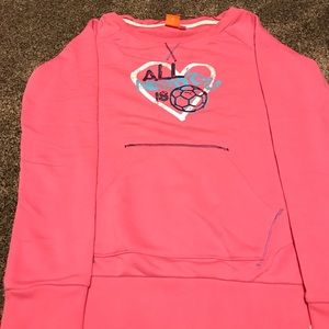 S Women's Puma Pink Sweatshirt