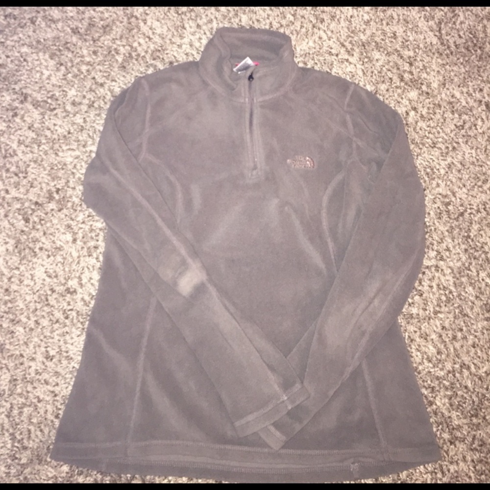 Brown Quarter Zip North Face