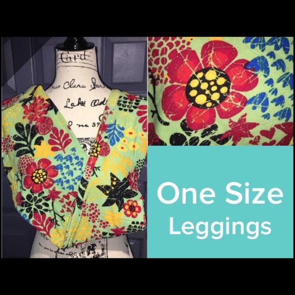 LuLaRoe Pants - Flower leggings
