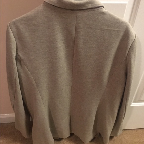 Mossimo tan knit blazer 2x - Picture 2 of 3