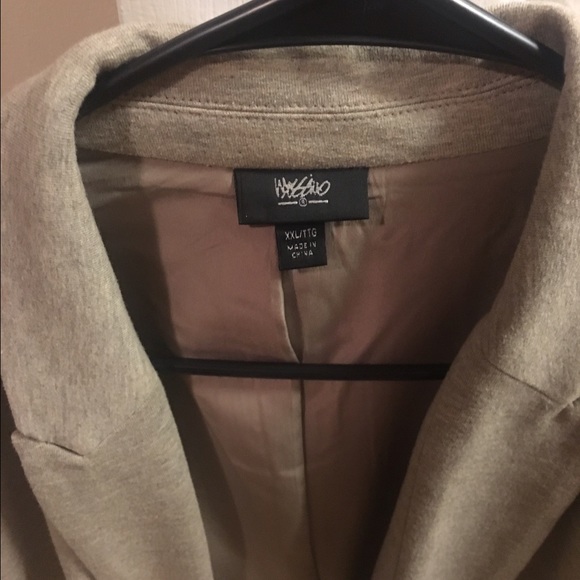 Mossimo tan knit blazer 2x - Picture 3 of 3