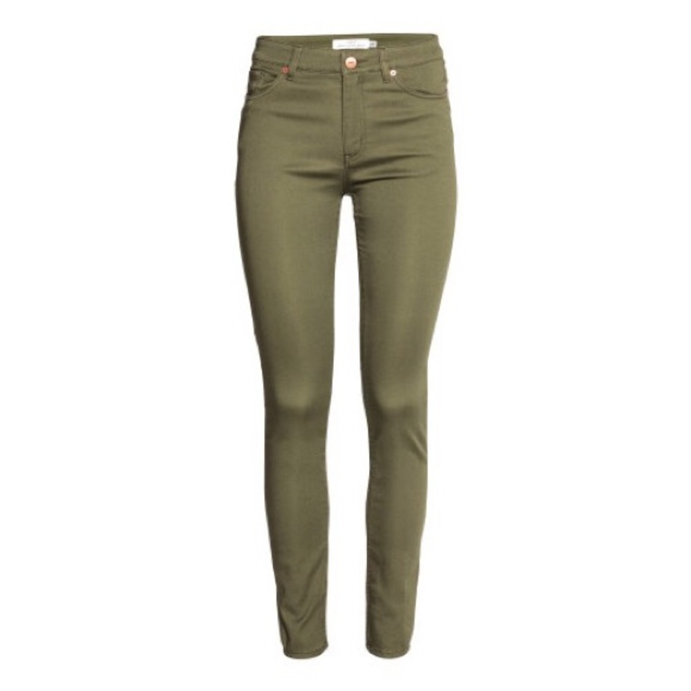 H&M Olive Green Slim Legged Pants