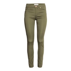 H&M Olive Green Slim Legged Pants