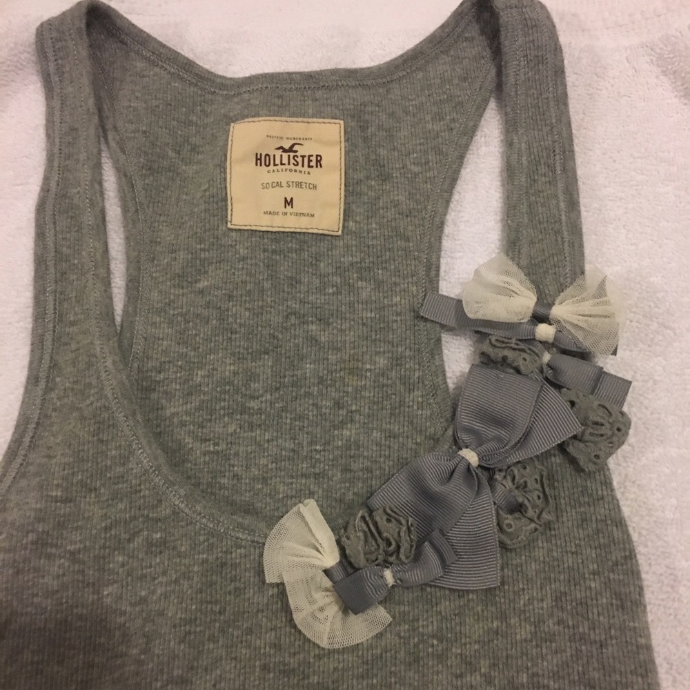 Tank top grey Hollister