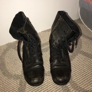 Steve Madden combat boots