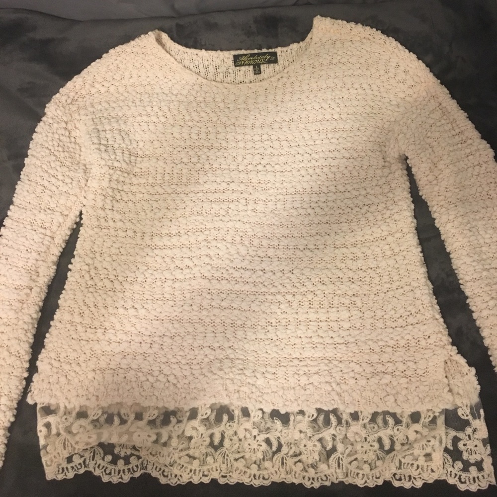 Cream sweater
